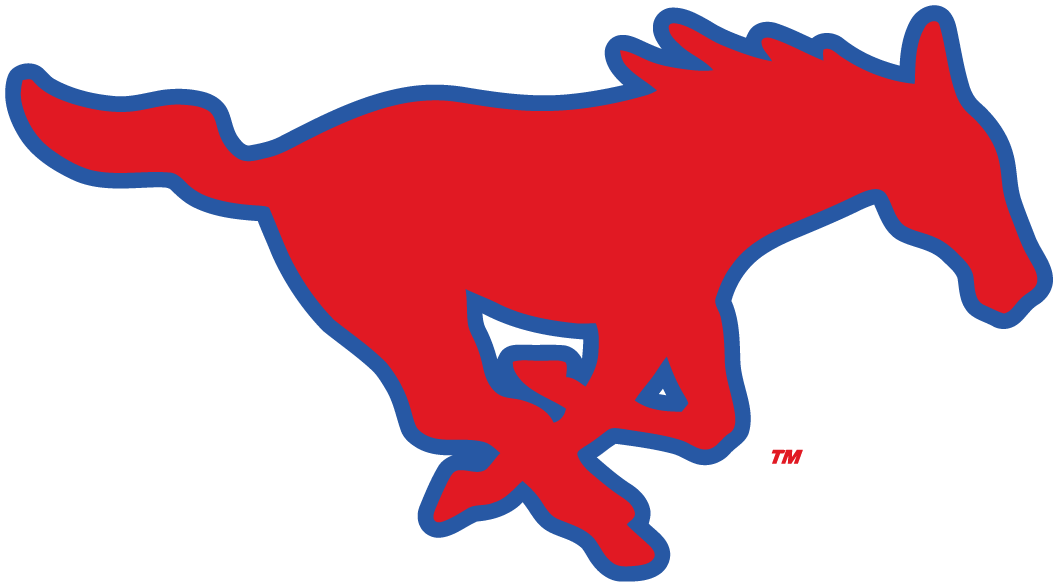 Southern Methodist Mustangs 2008-Pres Primary Logo diy iron on heat transfer